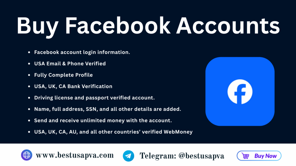 Buy Facebook Accounts