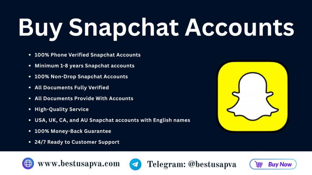 Buy Snapchat Accounts