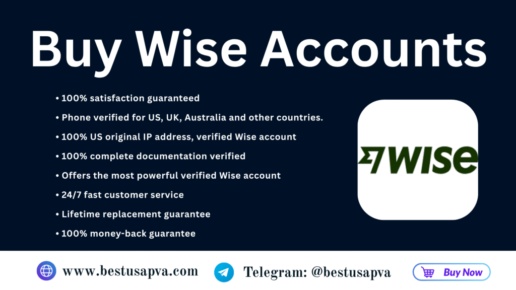 Buy Verified Wise Business Accounts